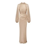 Shona Joy La Lune High Neck Balloon Sleeve Maxi Dress - Dresses - Australian Luxury Eventwear at Luxury Shoes 