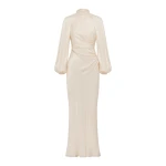 Shona Joy La Lune High Neck Balloon Sleeve Maxi Dress - Dresses - Australian Luxury Eventwear at Luxury Shoes 