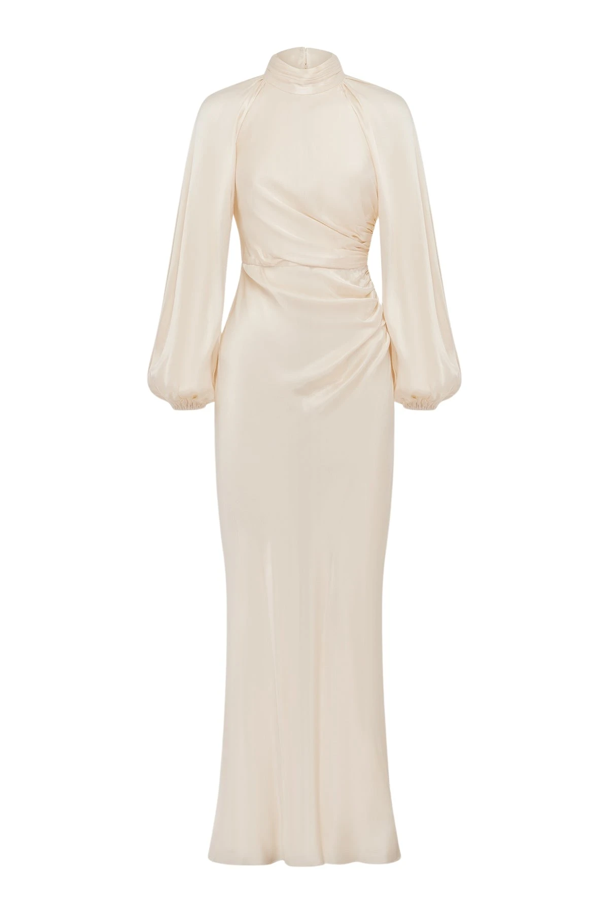 Shona-Joy-La-Lune-High-Neck-Balloon-Sleeve-Maxi-Dress-coveti11435_nobg Shona Joy La Lune High Neck Balloon Sleeve Maxi Dress - Dresses - Australian Luxury Eventwear at Luxury Shoes