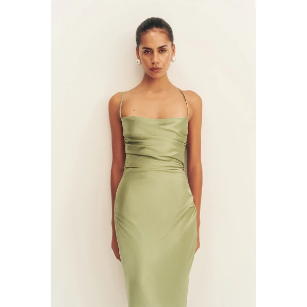 Shona Joy La Lune Lace Back Maxi Dress - Dresses - Australian Luxury Eventwear at Luxury Shoes 