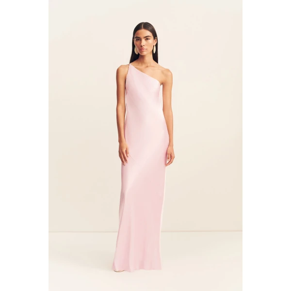 Shona Joy La Lune One Shoulder Cowl Back Maxi Dress - Dresses - Australian Luxury Eventwear at Luxury Shoes 