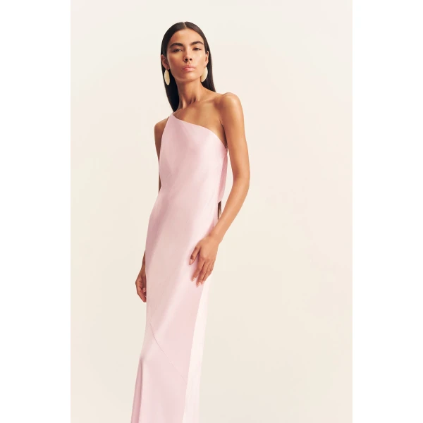 Shona Joy La Lune One Shoulder Cowl Back Maxi Dress - Dresses - Australian Luxury Eventwear at Luxury Shoes 