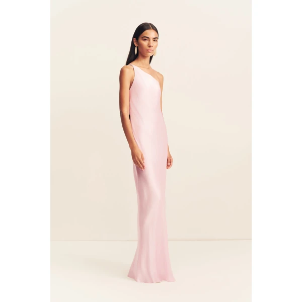 Shona Joy La Lune One Shoulder Cowl Back Maxi Dress - Dresses - Australian Luxury Eventwear at Luxury Shoes 