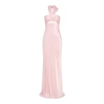 Shona Joy La Lune Ruched Halter Maxi Dress - Dresses - Australian Luxury Eventwear at Luxury Shoes 