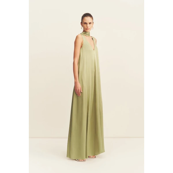 Shona Joy La Lune Scarf Panelled Maxi Dress - Dresses - Australian Luxury Eventwear at Luxury Shoes 
