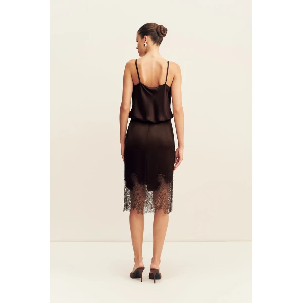 Shona Joy Lucia Lace Knee Length Skirt - Skirts - Australian Luxury Eventwear at Luxury Shoes 