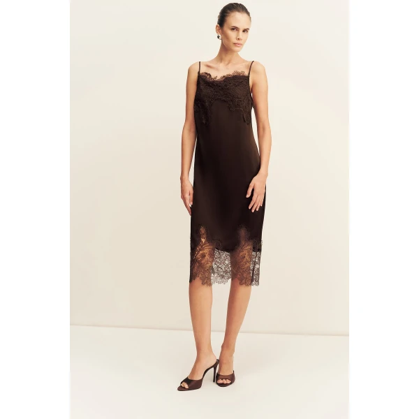 Shona Joy Lucia Lace Slip Midi Dress - Dresses - Australian Luxury Eventwear at Luxury Shoes 