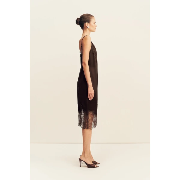 Shona Joy Lucia Lace Slip Midi Dress - Dresses - Australian Luxury Eventwear at Luxury Shoes 