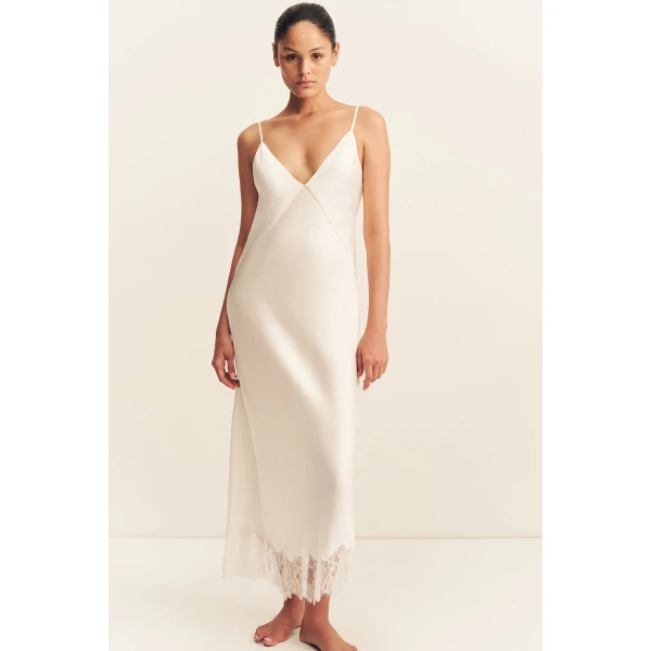 Shona Joy Lustre Lace Slip Midi Dress - Dresses - Australian Luxury Eventwear at Luxury Shoes 
