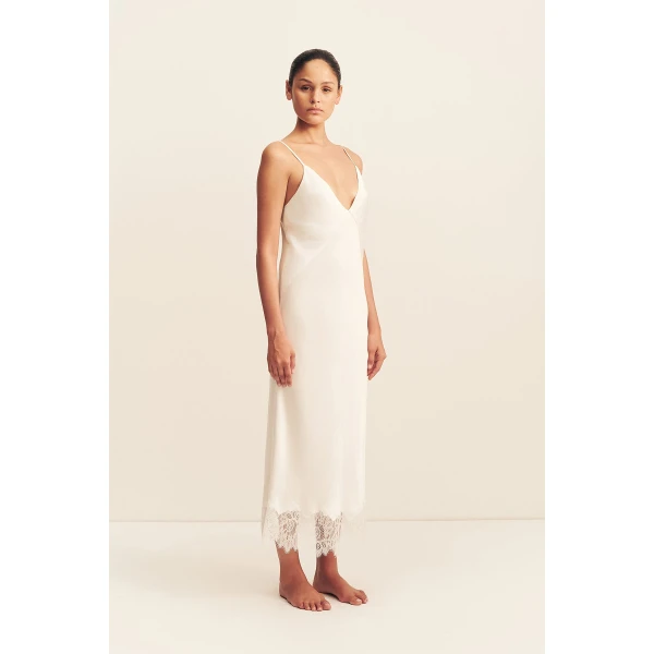 Shona Joy Lustre Lace Slip Midi Dress - Dresses - Australian Luxury Eventwear at Luxury Shoes 