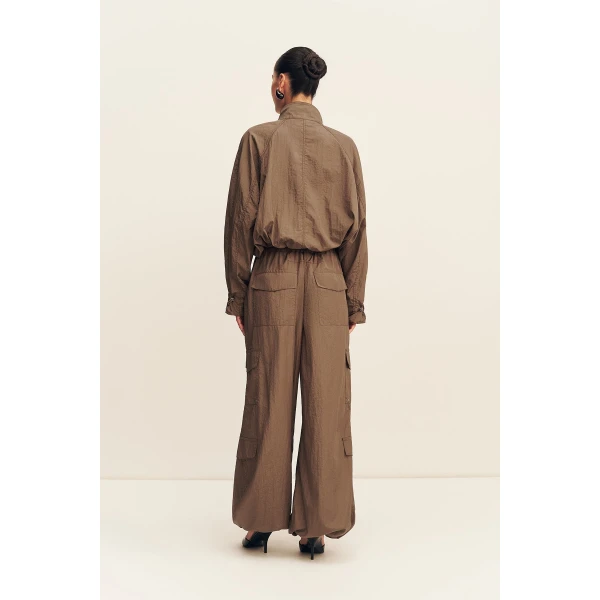 Shona Joy Malika Nylon Parachute Drawstring Pant - Pants - Australian Luxury Eventwear at Luxury Shoes 