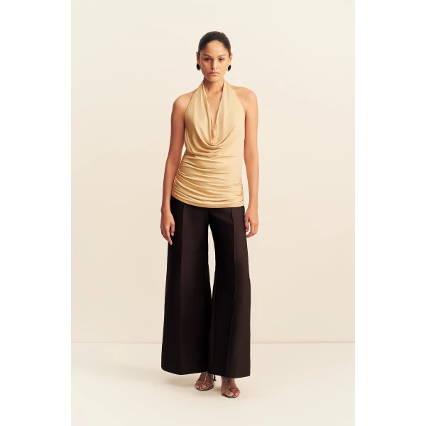 Shona Joy Miro Slink Jersey Cowl Top - Tops - Australian Luxury Eventwear at Luxury Shoes 