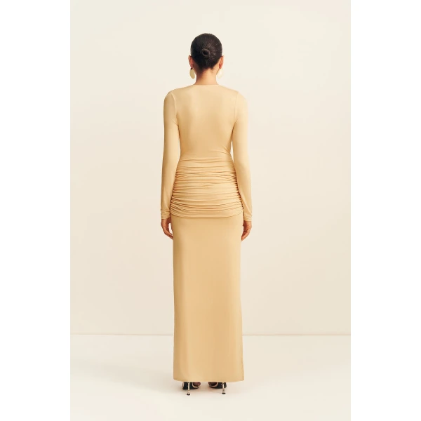 Shona Joy Miro Slinky Jersey Long Sleeve Maxi Dress - Dresses - Australian Luxury Eventwear at Luxury Shoes 