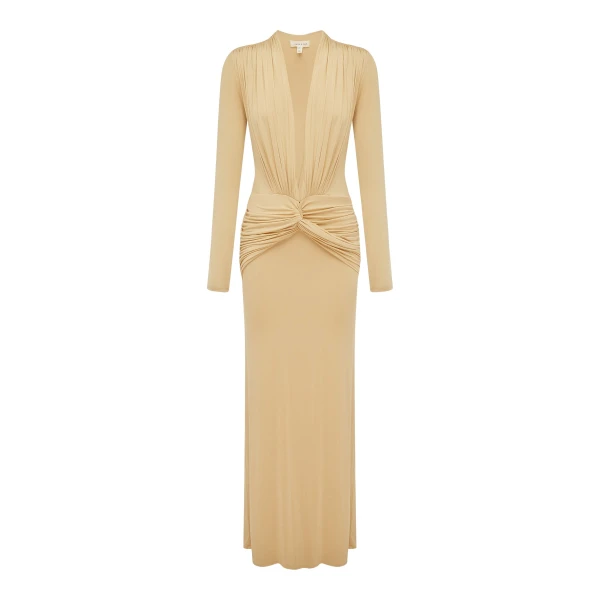 Shona Joy Miro Slinky Jersey Long Sleeve Maxi Dress - Dresses - Australian Luxury Eventwear at Luxury Shoes 