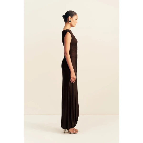 Shona Joy Miro Slinky Jersey Maxi Dress - Dresses - Australian Luxury Eventwear at Luxury Shoes 