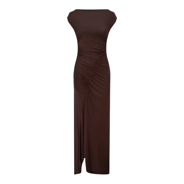 Shona Joy Miro Slinky Jersey Maxi Dress - Dresses - Australian Luxury Eventwear at Luxury Shoes 