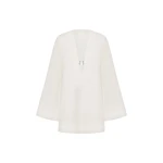 Shona Joy Paloma Plunged Long Sleeve Mini Dress - Dresses - Australian Luxury Eventwear at Luxury Shoes 