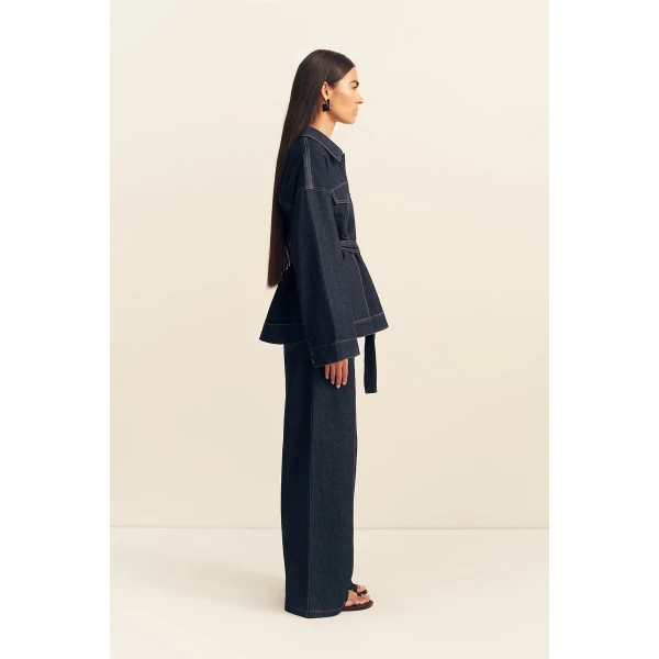 Shona Joy Rita Belted Jacket - Jackets - Australian Luxury Eventwear at Luxury Shoes 