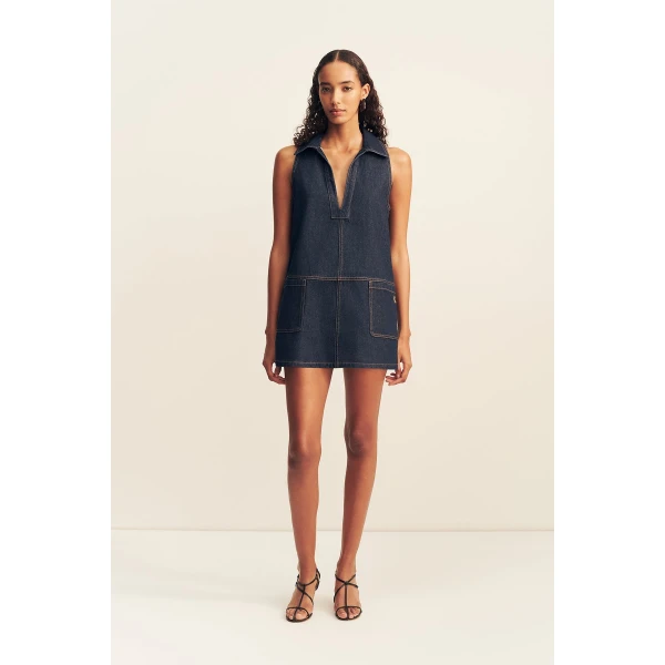 Shona Joy Rita Collared Shift Mini Dress - Dresses - Australian Luxury Eventwear at Luxury Shoes 