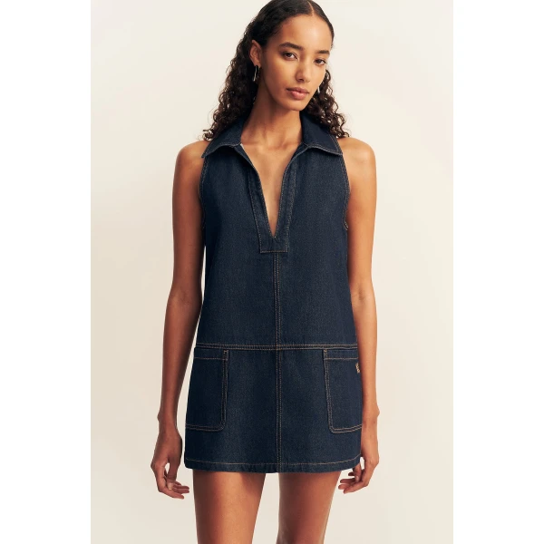Shona Joy Rita Collared Shift Mini Dress - Dresses - Australian Luxury Eventwear at Luxury Shoes 
