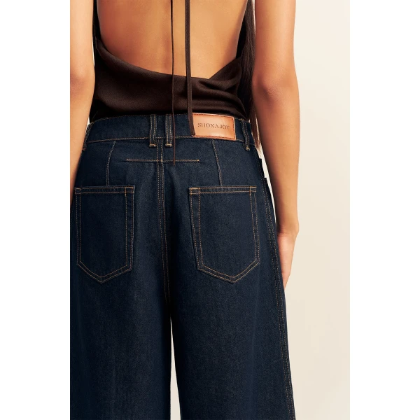 Shona Joy Rita Wide Leg Jean - Pants - Australian Luxury Eventwear at Luxury Shoes 