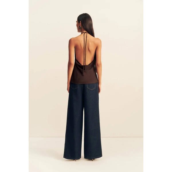 Shona Joy Rita Wide Leg Jean - Pants - Australian Luxury Eventwear at Luxury Shoes 