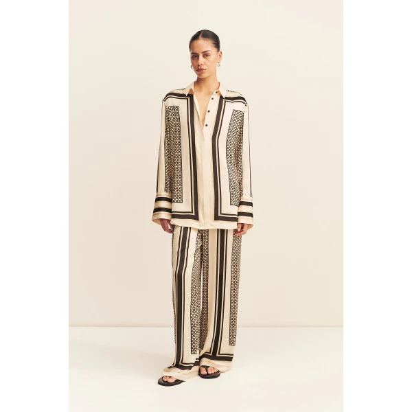 Shona Joy Riverton Long Sleeve Shirt - Tops - Australian Luxury Eventwear at Luxury Shoes 