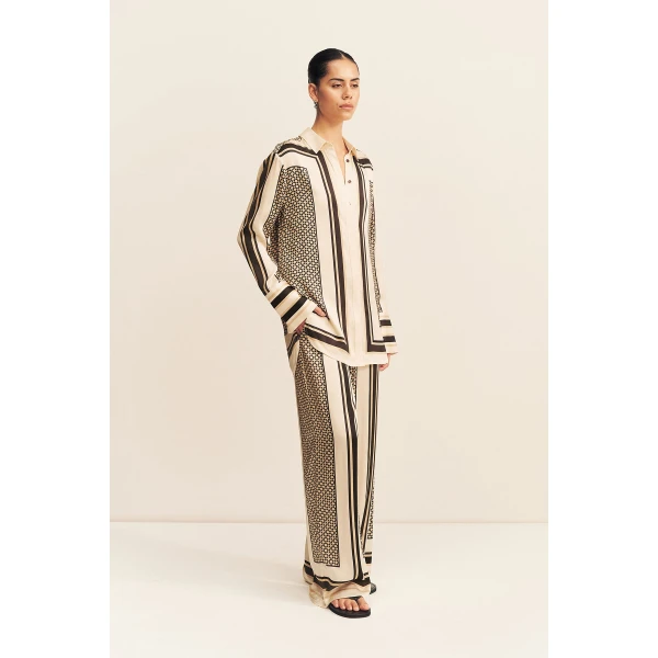 Shona Joy Riverton Long Sleeve Shirt - Tops - Australian Luxury Eventwear at Luxury Shoes 
