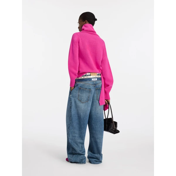 Attico sky blue trousers