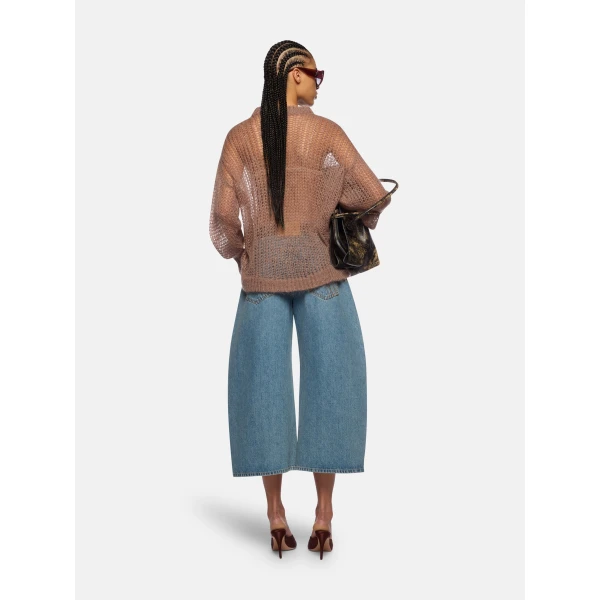 Attico sky blue trousers