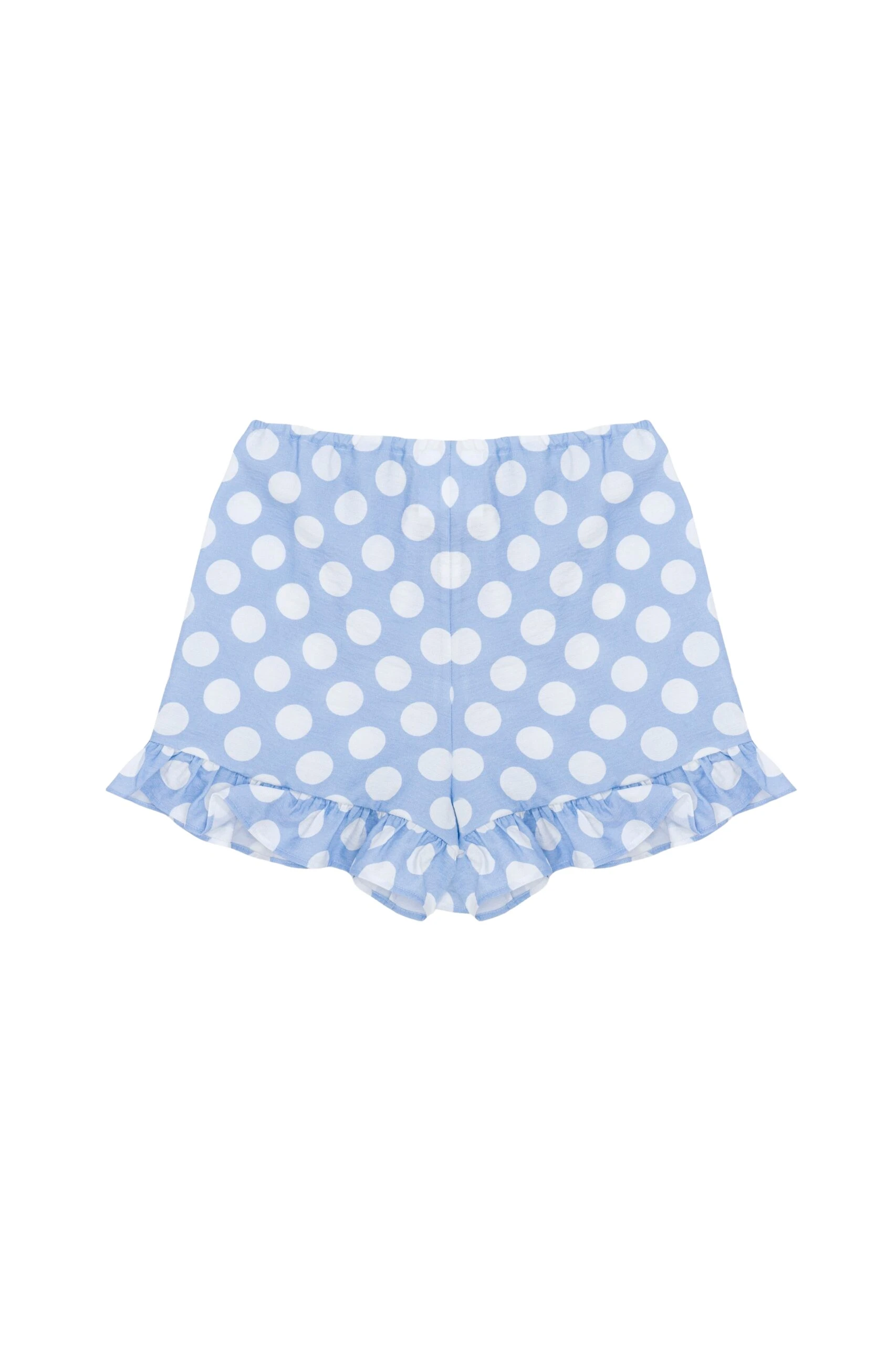 Sleeper-Cha-Cha-Lounge-Shorts-with-Headscarf-in-Blue-Polka-Dot-scaled28338_nobg Sleeper shorts