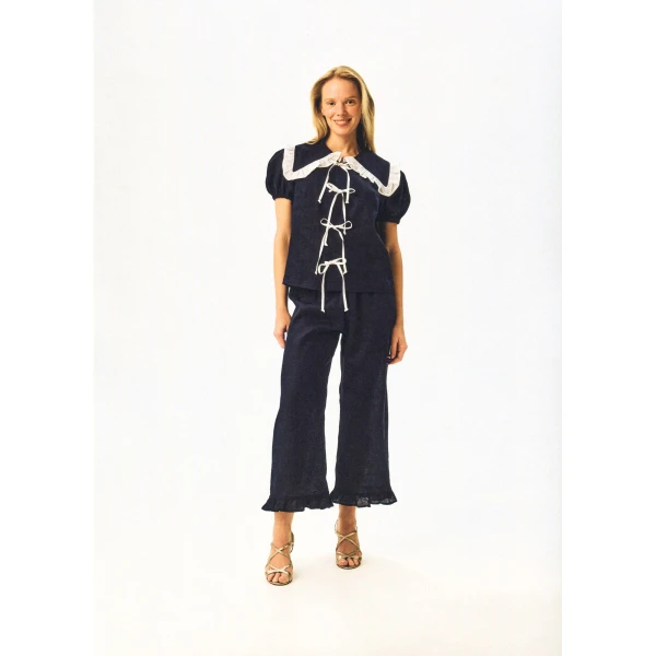 Sleeper navy top