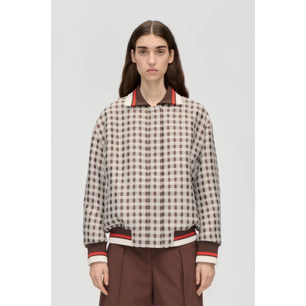 Collar Bomber Jacket