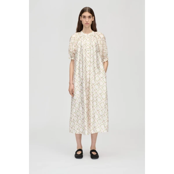 Front Placket Long Dress
