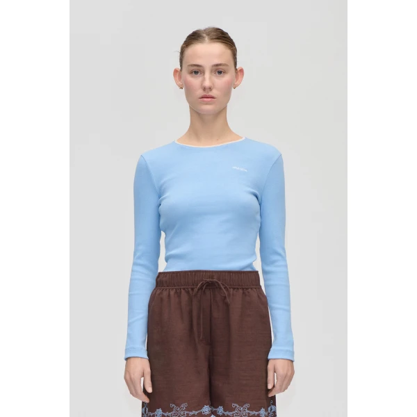 Long Sleeve Rib Top