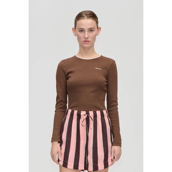 Long Sleeve Rib Top