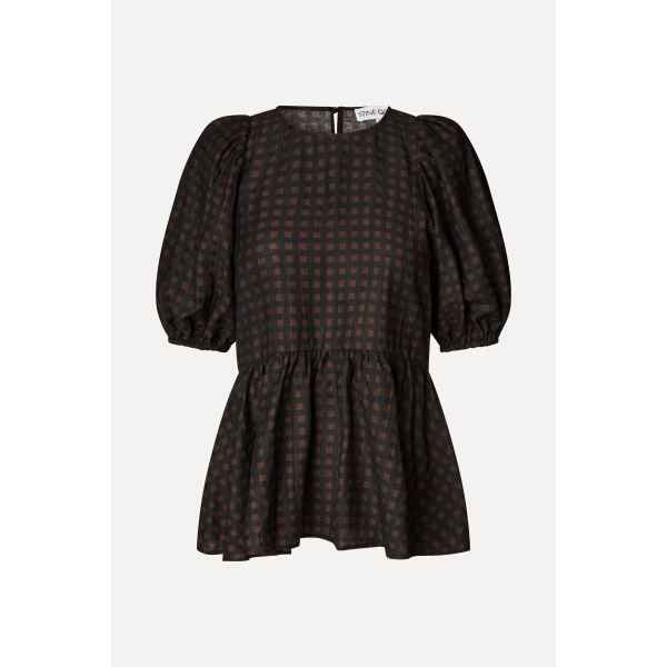 Puff Sleeve Peplum Top