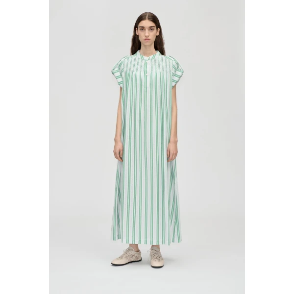 Smocked Tunic Long Dress