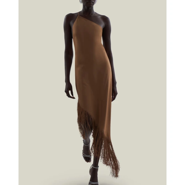 Taller Marmo Antelope Dress - Dresses - Italian Luxury Evening Wear at Luxury Shoes 