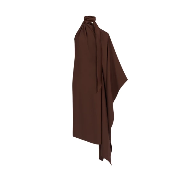 Taller Marmo Atlas Dress - Dresses - Italian Luxury Evening Wear at Luxury Shoes 