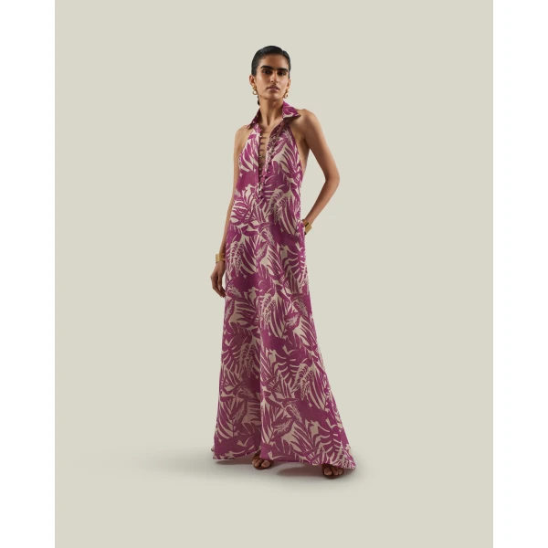 Taller Marmo Barbara Tropical Dress - Dresses - Italian Luxury Evening Wear at Luxury Shoes 