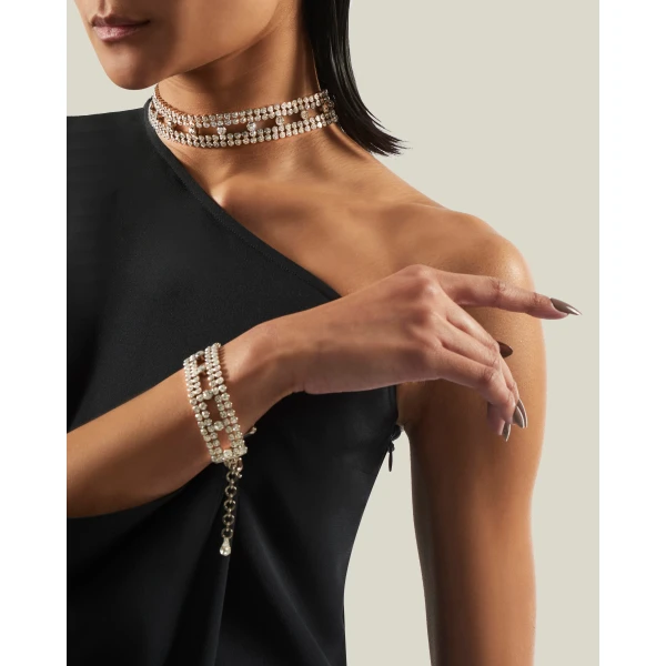 Taller Marmo Bolkan Crystal Dress - Dresses - Italian Luxury Evening Wear at Luxury Shoes 
