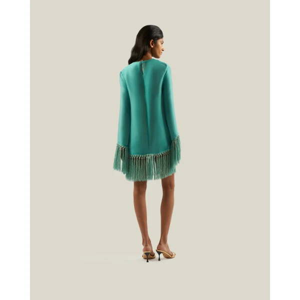 Taller Marmo Claudia Dress Linen - Dresses - Italian Luxury Evening Wear at Luxury Shoes 