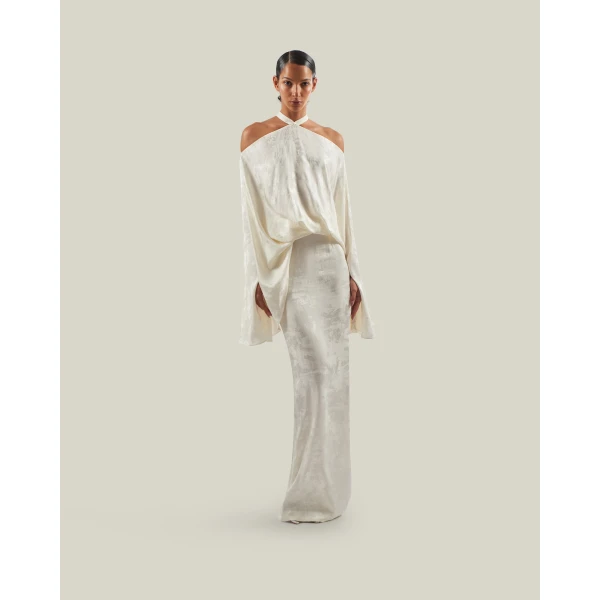 Taller Marmo Cyclades Toile Dress - Dresses - Italian Luxury Evening Wear at Luxury Shoes 