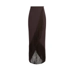 Taller Marmo El Pareo Linen Skirt - Dresses - Italian Luxury Evening Wear at Luxury Shoes 