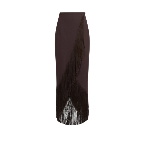 Taller Marmo El Pareo Linen Skirt - Dresses - Italian Luxury Evening Wear at Luxury Shoes 