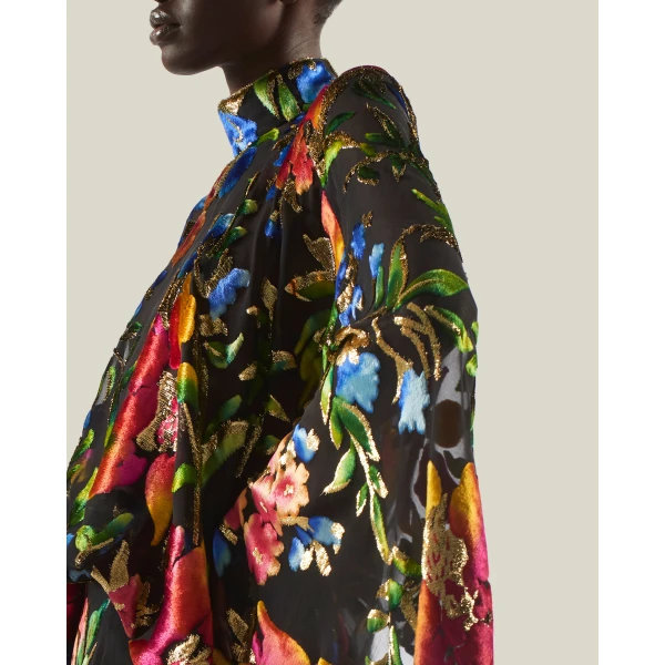 Taller Marmo Eolia Technicolor Gown - Dresses - Italian Luxury Evening Wear at Luxury Shoes 