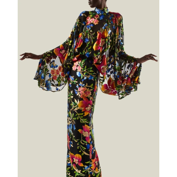 Taller Marmo Eolia Technicolor Gown - Dresses - Italian Luxury Evening Wear at Luxury Shoes 