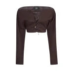 Taller Marmo Mila Desert Blouse - Tops - Italian Luxury Evening Wear at Luxury Shoes 