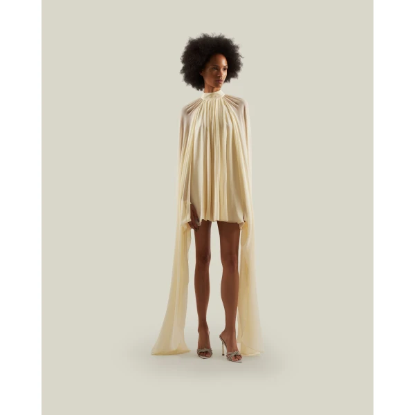 Taller Marmo Mini Eterea Dress - Dresses - Italian Luxury Evening Wear at Luxury Shoes 